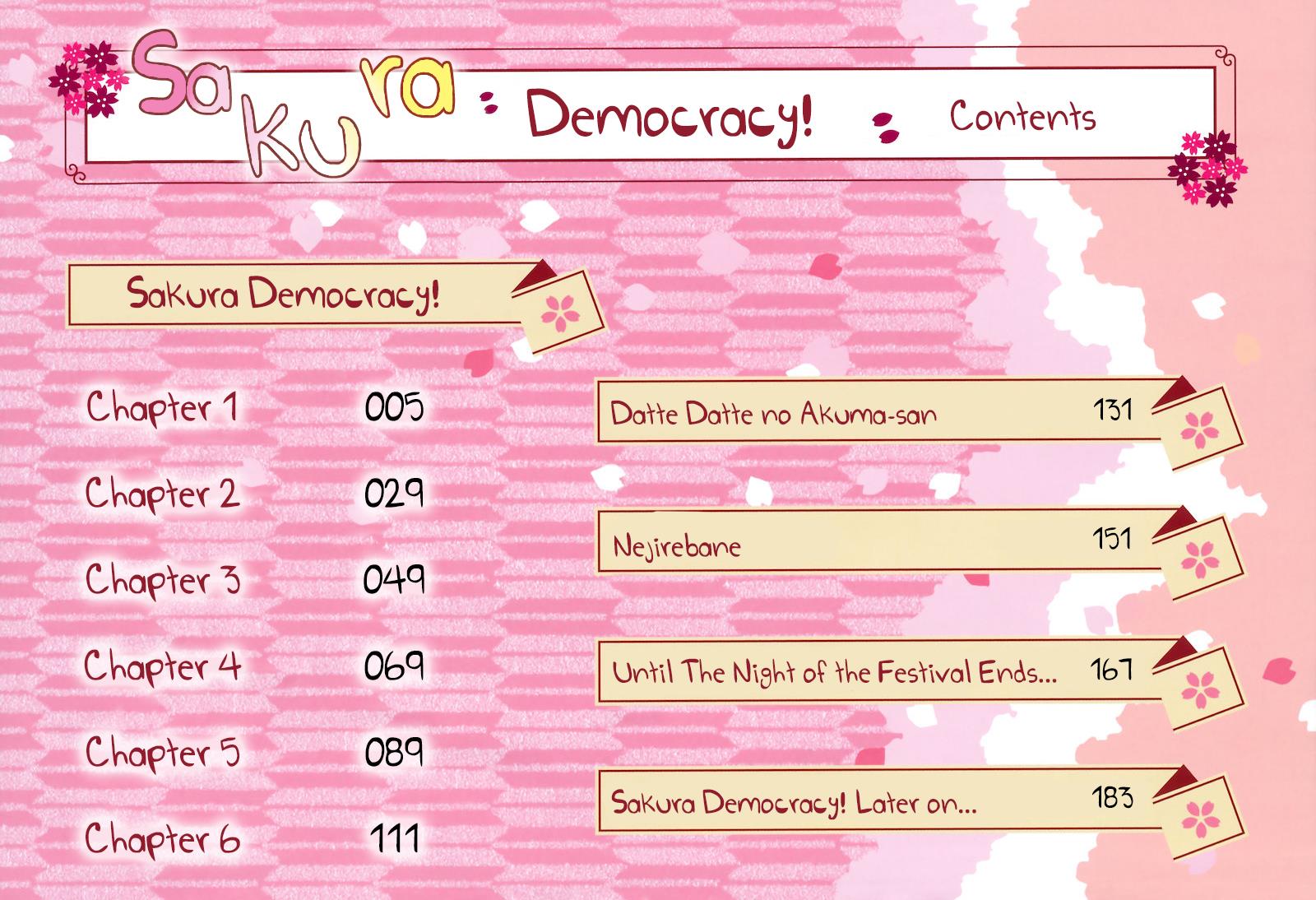 Sakura Democracy!