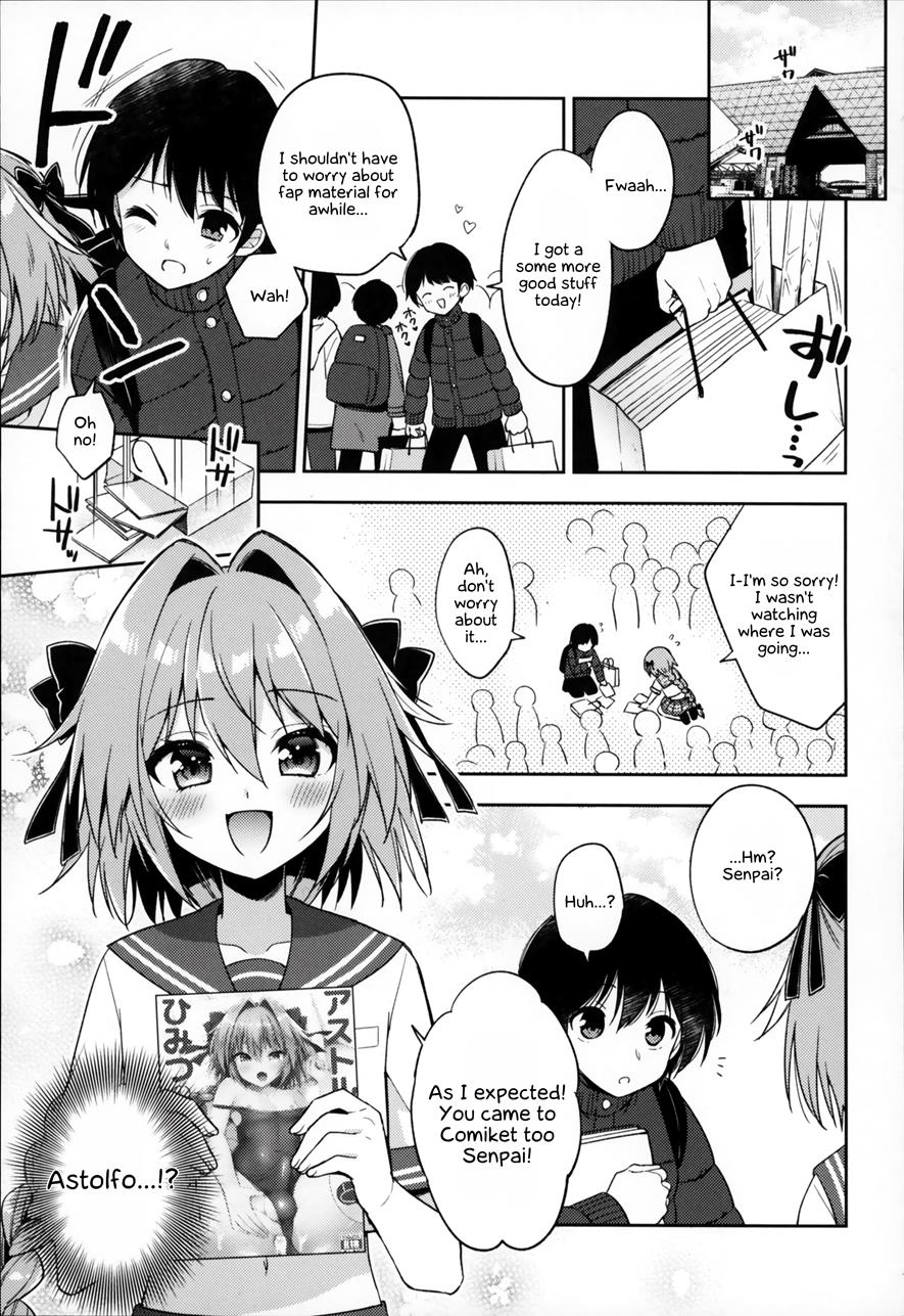 A Story About My Astolfo Cosplaying Kouhai (♂) Confessing His Love And Having Sex [Yaoi]