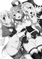 Threesome With These Wonderful Crimson Demon Girls!