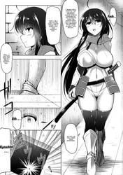 Futanari Swordsman Shizuku's Suffering -Tentacle Armor Edition-