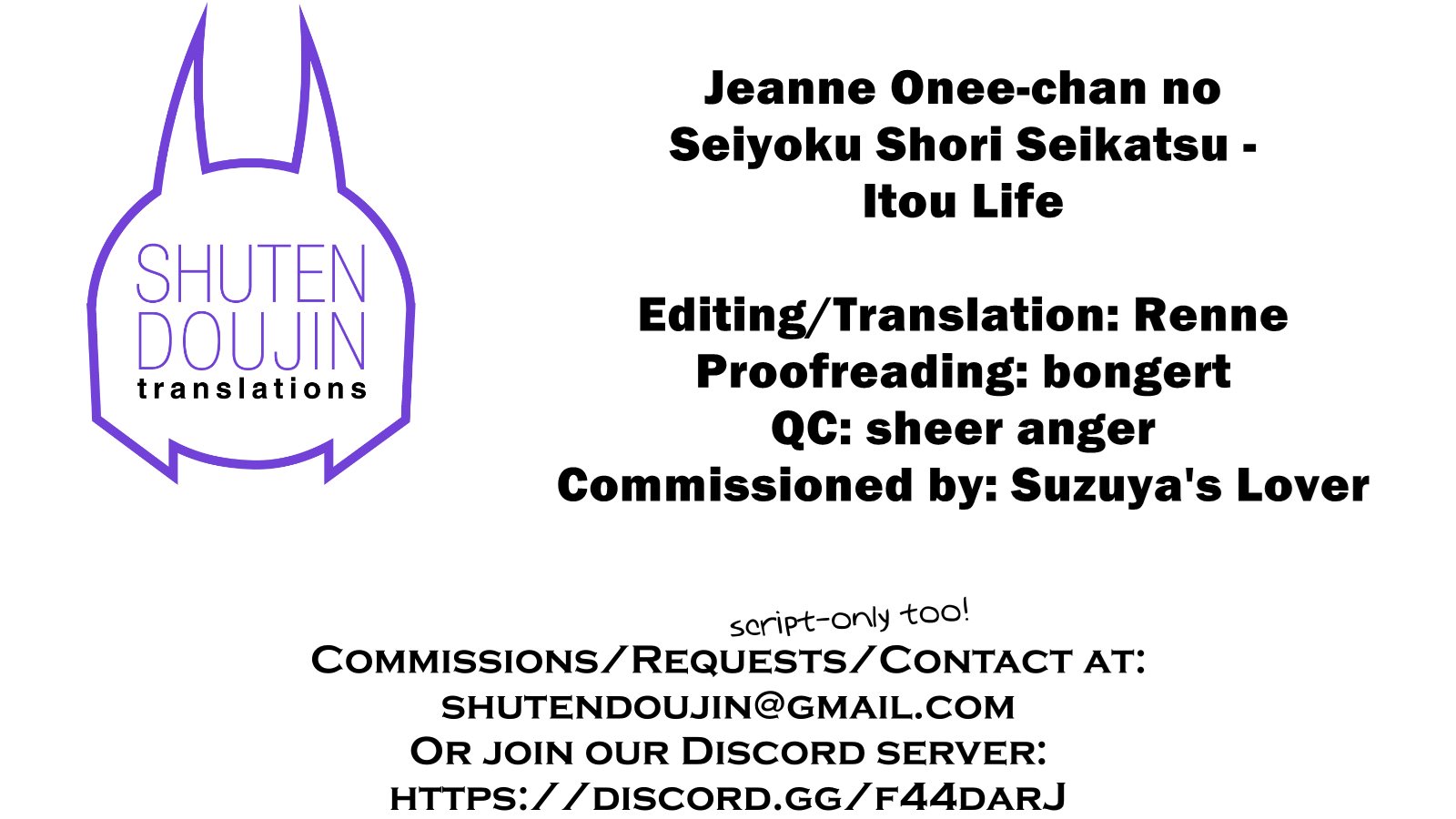 Jeanne Onee-chan No Seiyoku Shori Seikatsu