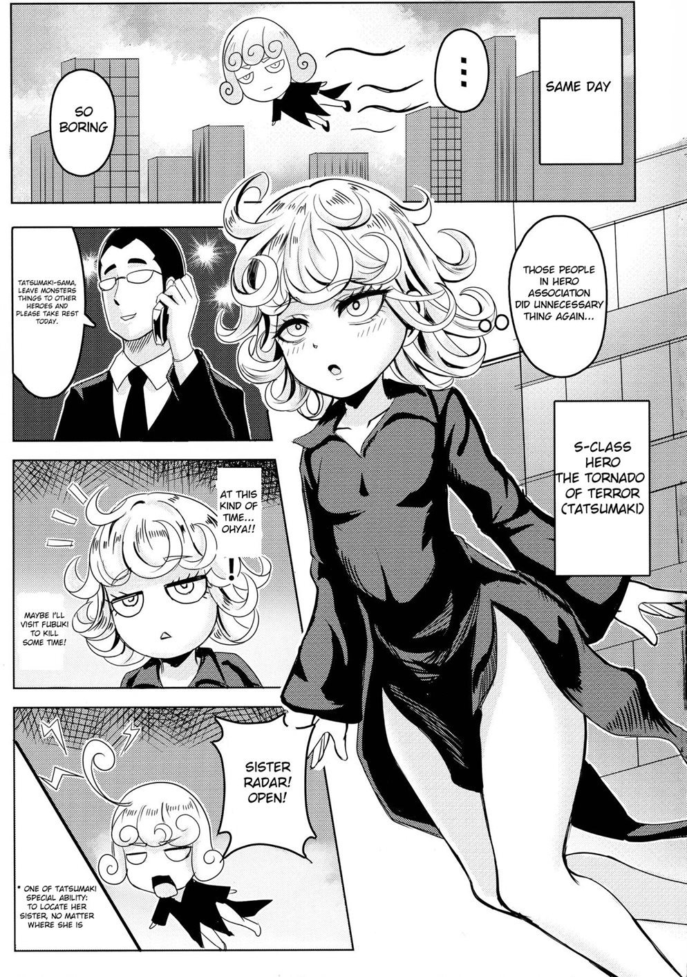 ONE PORNCH MAN Tatsumaki Shimai