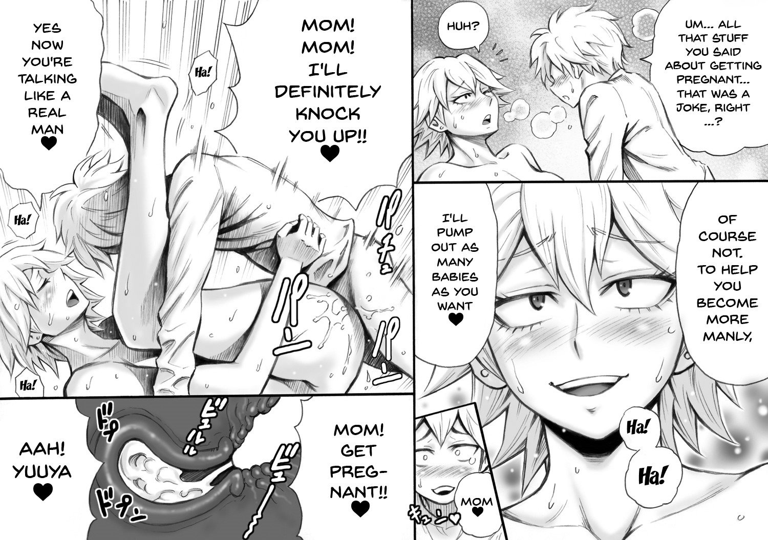 Page 14 Having Baby-Making Sex With A Former Delinquent Mother (Original) 