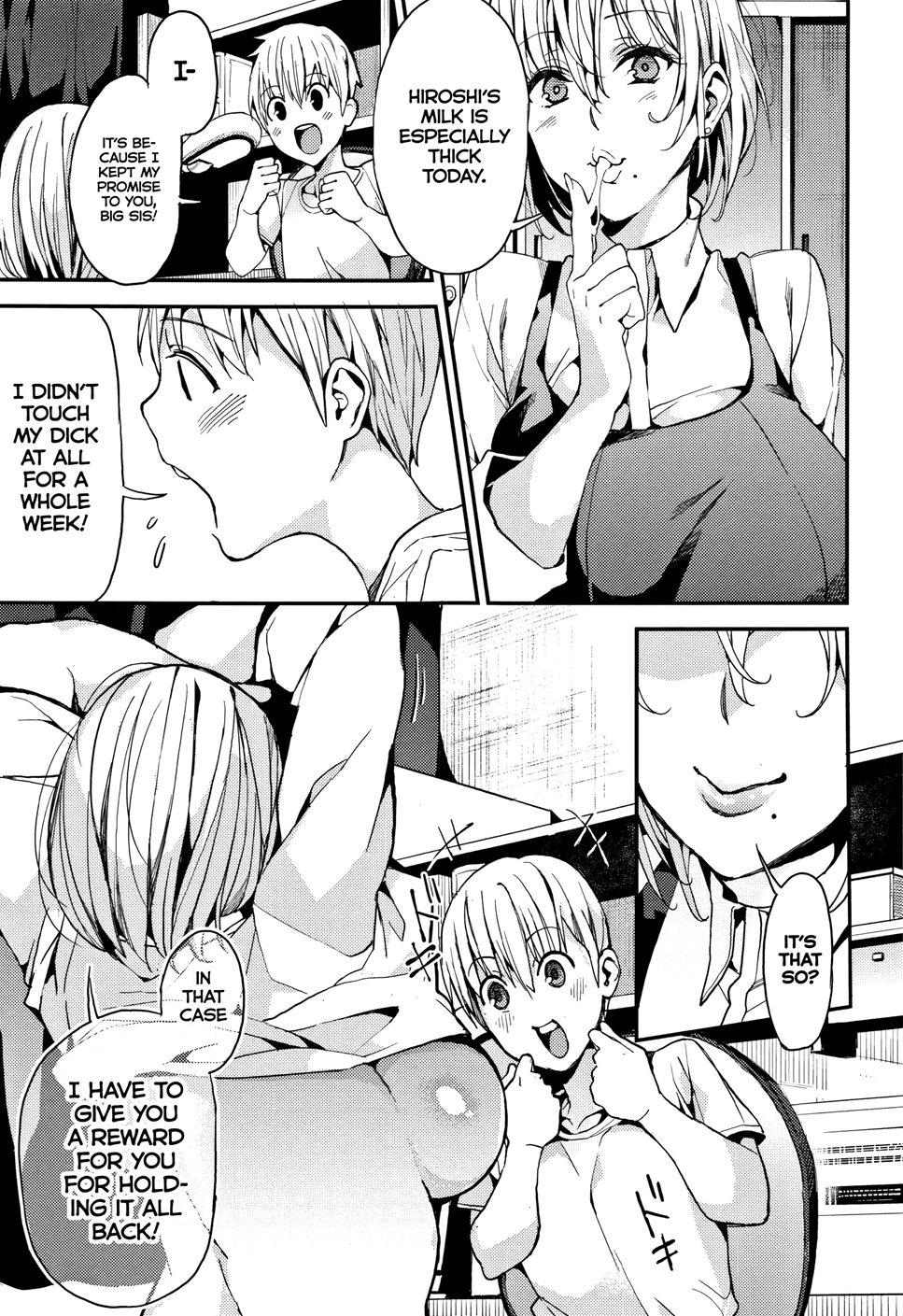 Page 3 | A Happy Life With My Little Brother! (Original) - Chapter 1: A  Happy Life With My Little Brother! [Oneshot] by Azukiko at HentaiHere.com