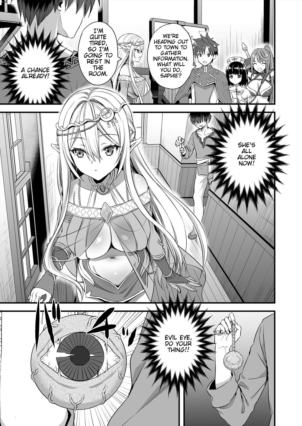 Horny Isekai Elf's Evil Eye