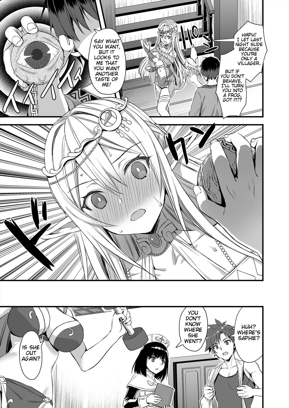 Horny Isekai Elf's Evil Eye