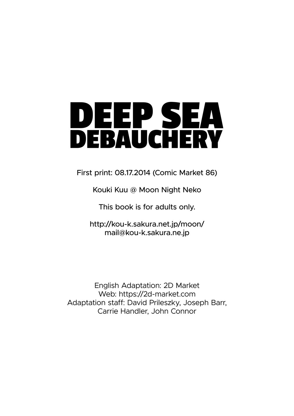 Deep Sea Debauchery