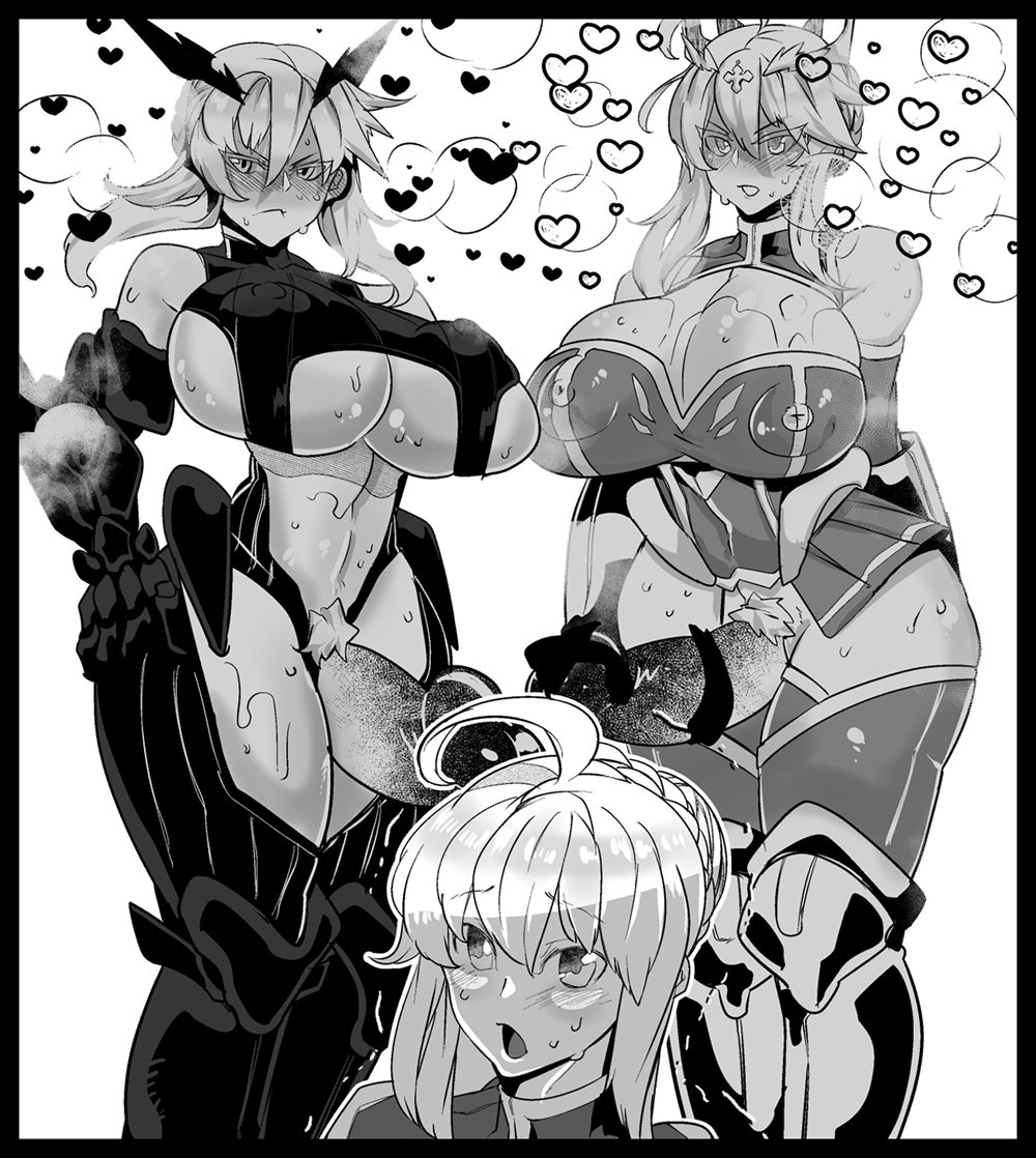 Page 1 | Futanari Lesbian Sex Where Artoria Fucks Artoria (Doujin) -  Chapter 1: Futanari Lesbian Sex Where Artoria Fucks Artoria [Oneshot] by  Unknown at HentaiHere.com