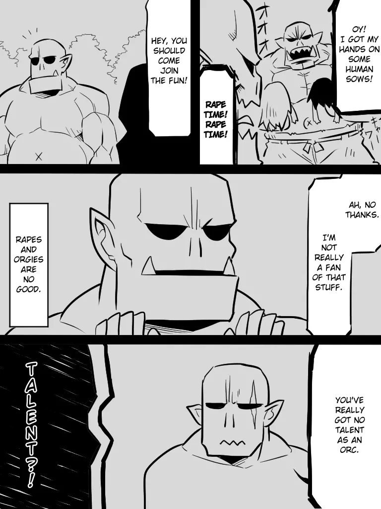 A Friendly Orc's Daily Life