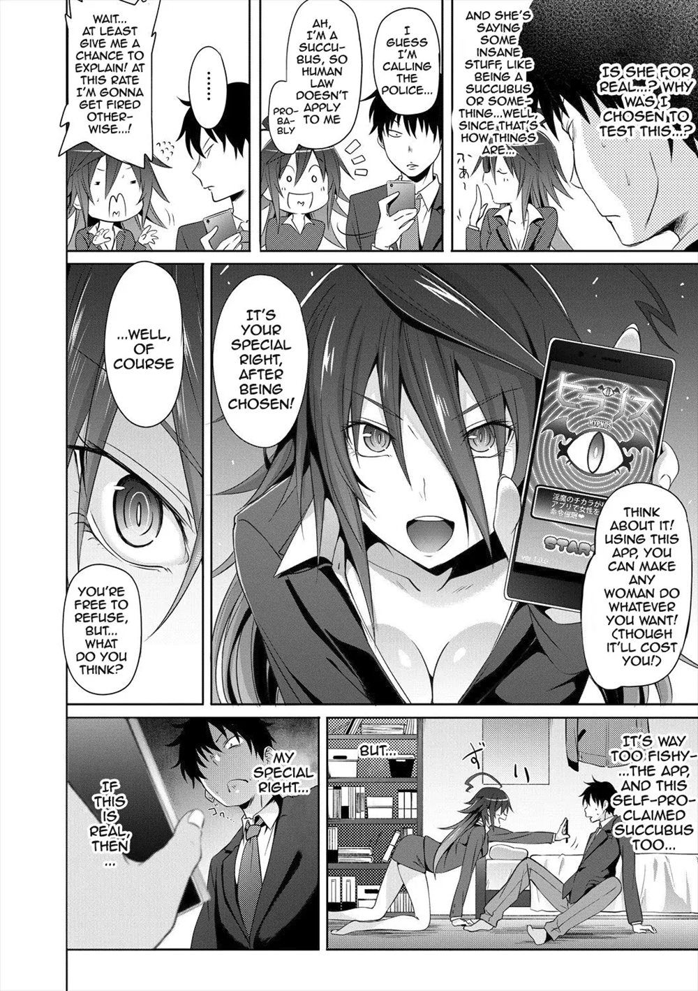 Page 10 | Succubus Appli (Gakuen Saimin) (Original) - Chapter 2: Succubus  Appli 2 by Gelatin at HentaiHere.com