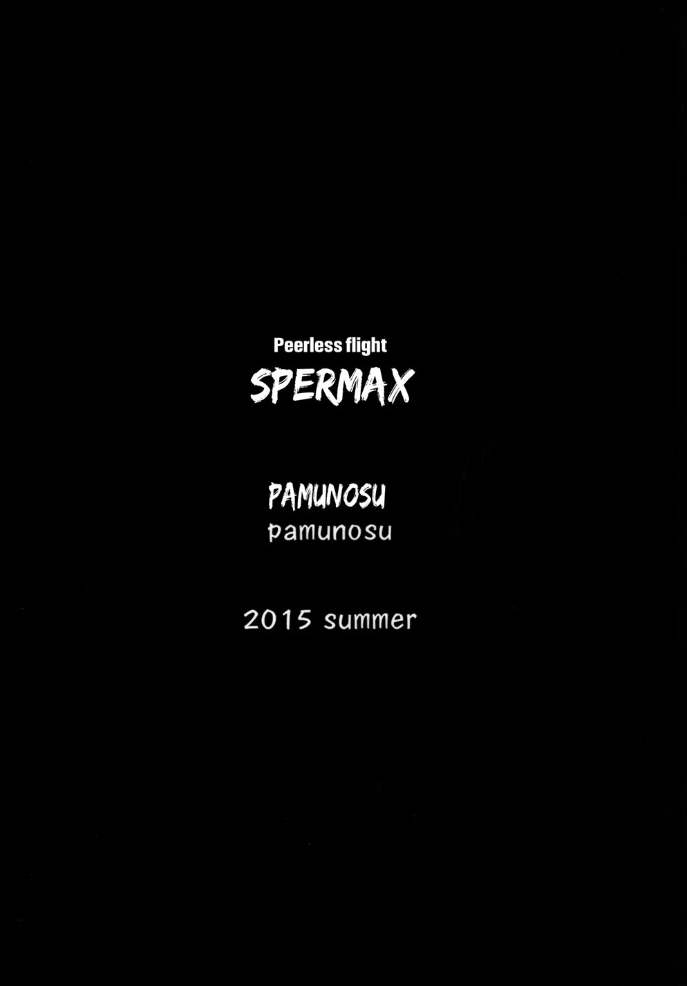 Peerless Flight Spermax