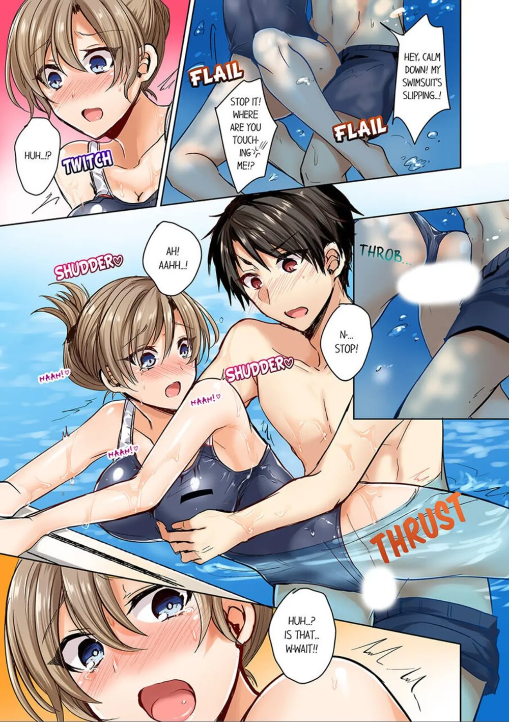 My Swimsuit Slipped... And It Went In!? A Mixed Synchronized Swimming Club With More Than Just Nip Slips In Store! ~