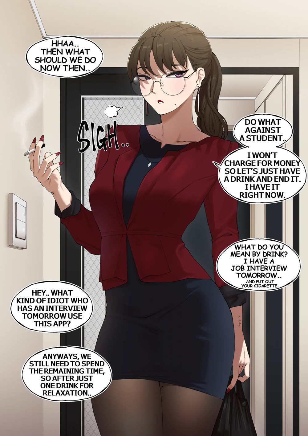 Page 23 | Delivery MILF (Original) - Chapter 1: Delivery MILF by Unknown at  HentaiHere.com