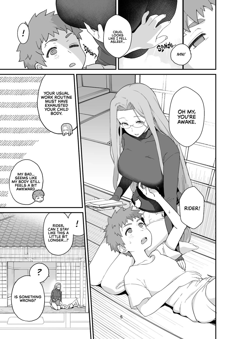 Staying Home With Rider-san