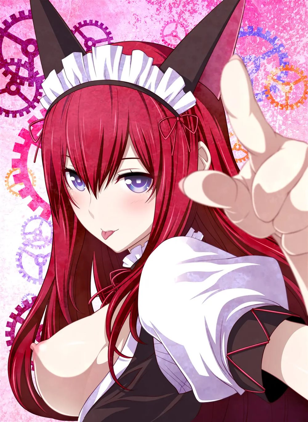 Makise Kurisu Maid Bikini De Namahame Sex Chitsunai Shasei