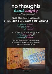 I Will XXX My Dress-Up Darling