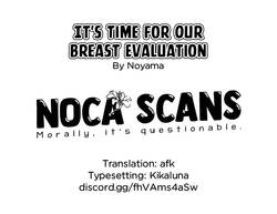 It's Time For Our Breast Evaluation