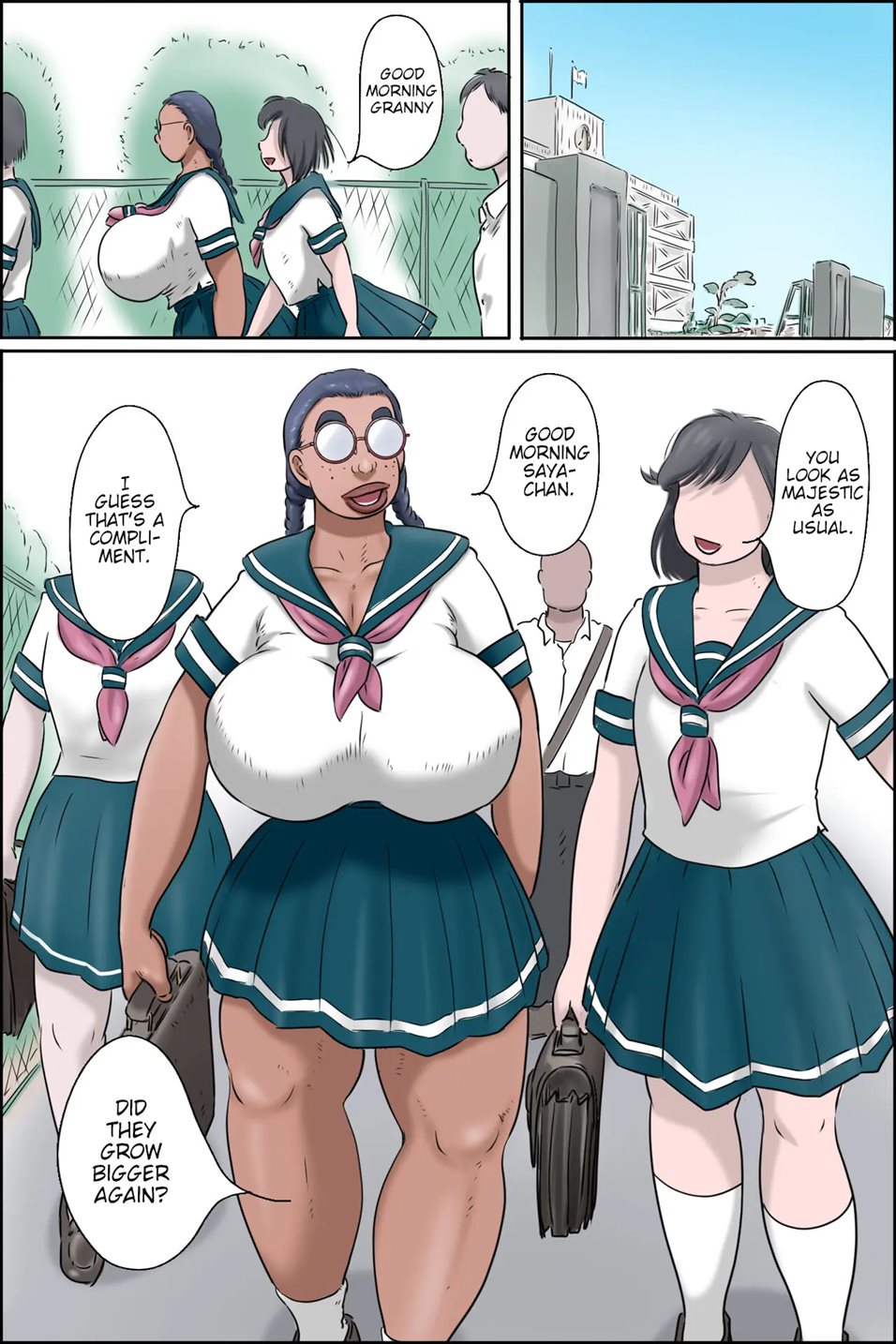 Page 1 | Granny Girl -Sex At School- (Original) - Chapter 1: Granny Girl  -Sex At School- by Zenmai Kourogi at HentaiHere.com