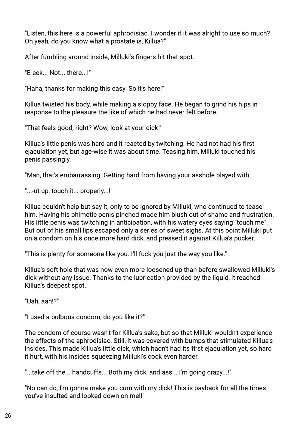 A Story About The Third Son Appearing On A Naughty Conditional Auction [Yaoi]