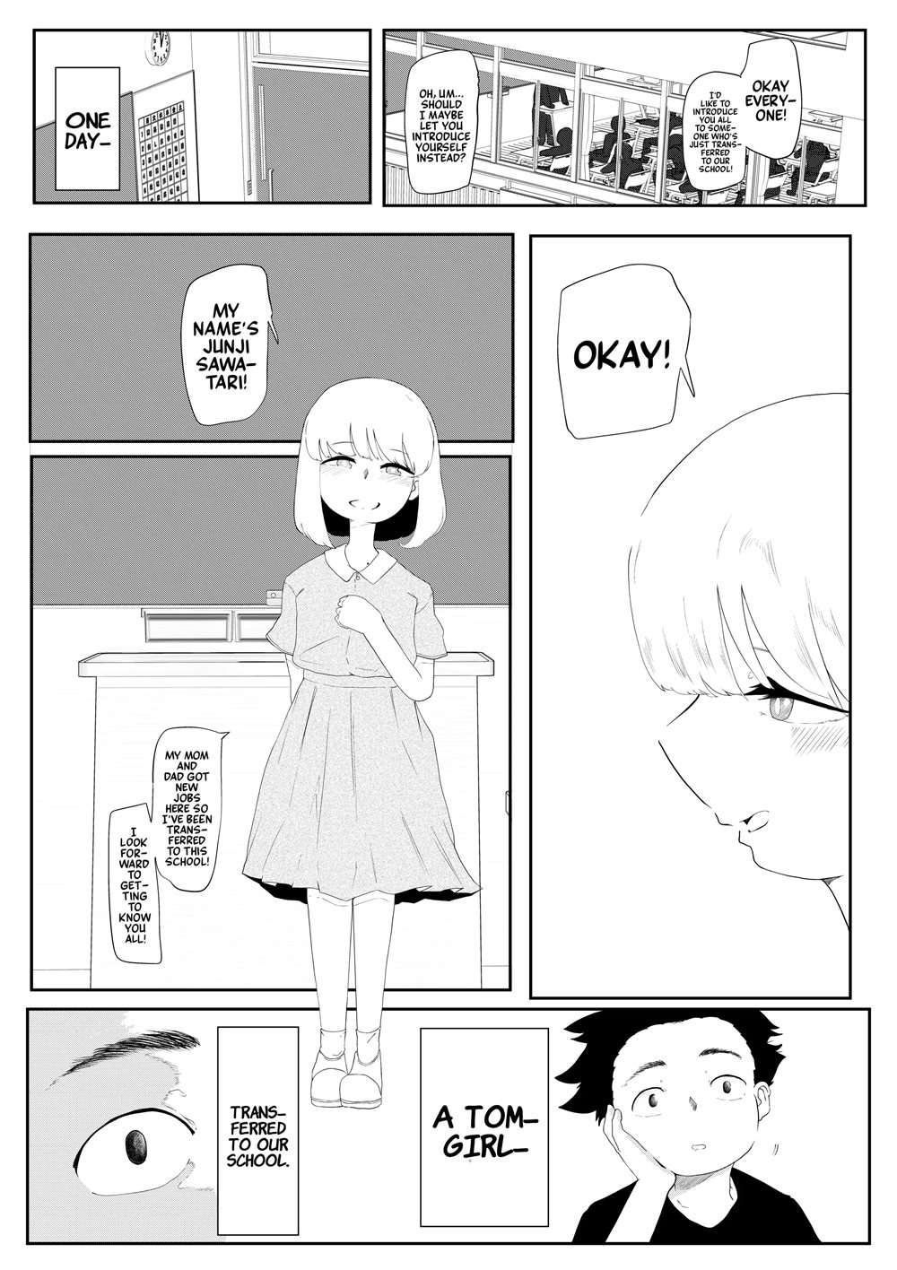 Page 1 | The Transferred Tomgirl [Yaoi] (Original) - Chapter 1: The  Transferred Tomgirl [Oneshot] by Unknown at HentaiHere.com