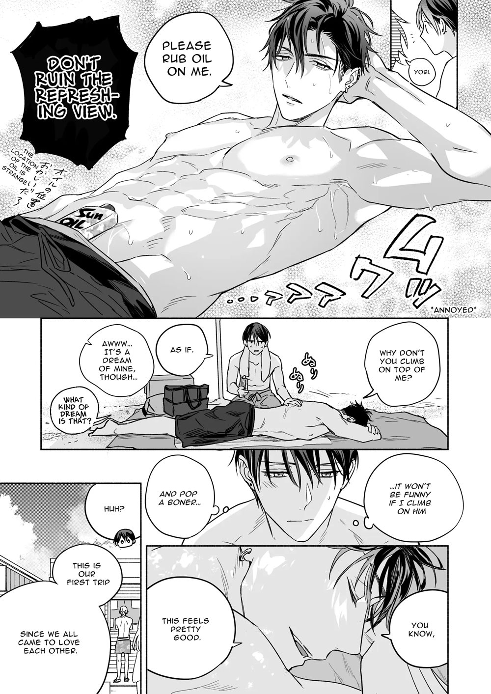 Page 11 | Top Or Bottom? [Yaoi] (Original) - Chapter 3: Top Or Bottom? 3  ~Vacation 3-Way Sex~ by Unknown at HentaiHere.com