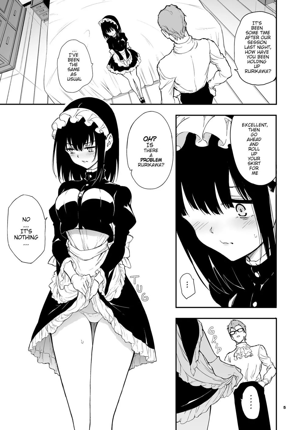 Page 4 | Maid Education -Fallen Aristocrat Rurikawa Tsubaki- (Original) -  Chapter 4: Maid Education -Fallen Aristocrat Rurikawa Tsubaki- 4 by  Kyockcho (Kyockchokyock) at HentaiHere.com