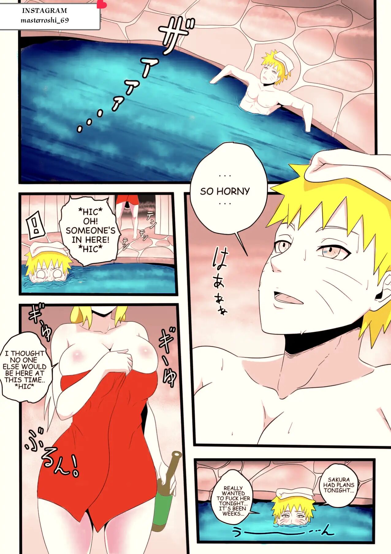 Naruto x Tsunade Hotspring Affair