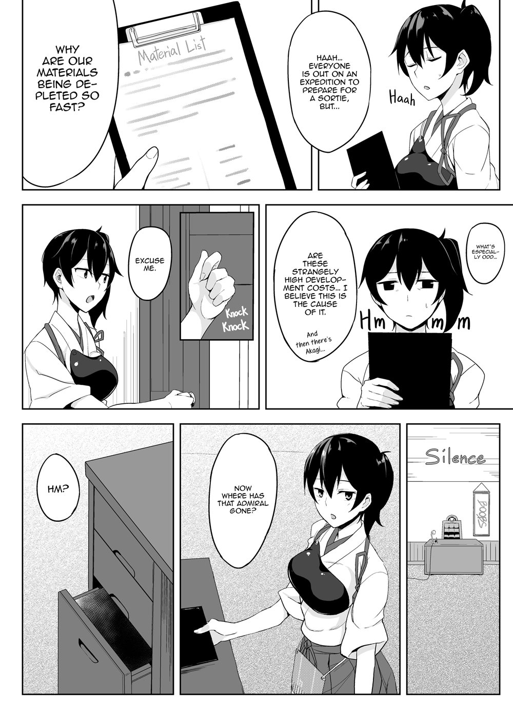 The Worries of Secretary Ship Kaga