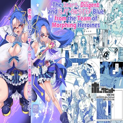 The Smart, Diligent And Flat-Chested Blue From The Team Of Morphing Heroines
