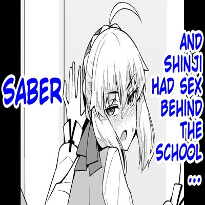 Saber And Shinji Had Sex Behind The School…